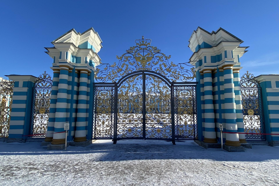 Экскурсия загородная в Царское Село.  Екатерининский дворец, парк