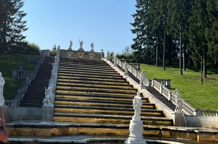 Фото с экскурсии в Петергоф