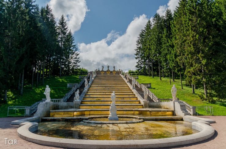 Фото с экскурсии в Петергоф