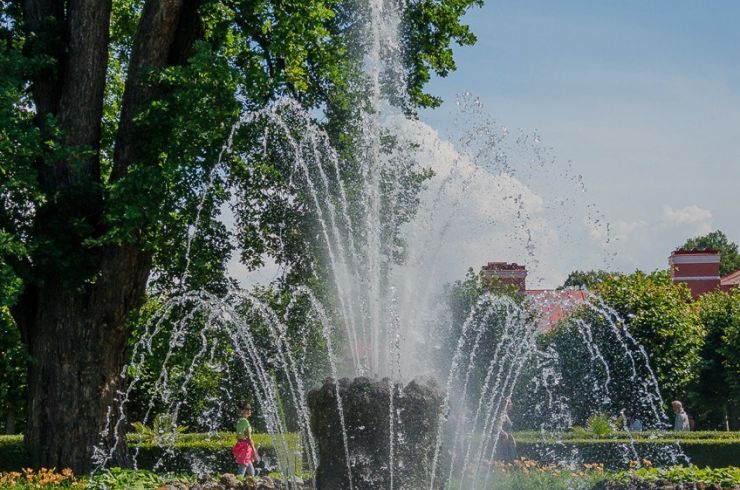 Фото с экскурсии в Петергоф