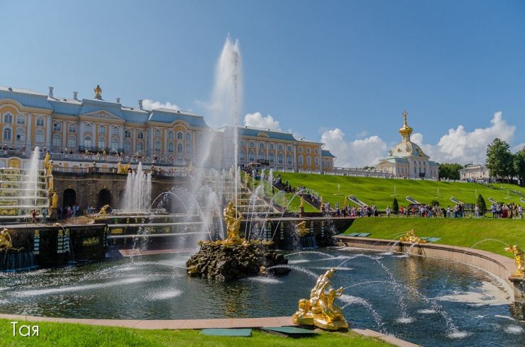 Фото с экскурсии в Петергоф