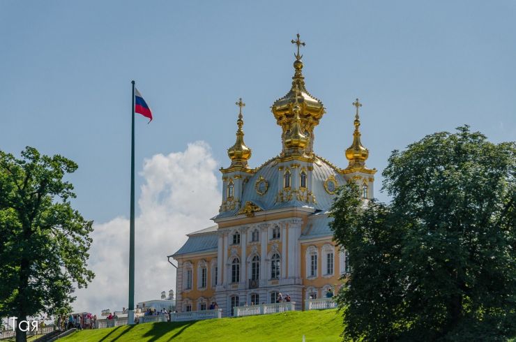 Фото с экскурсии в Петергоф