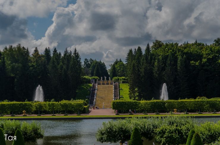Фото с экскурсии в Петергоф