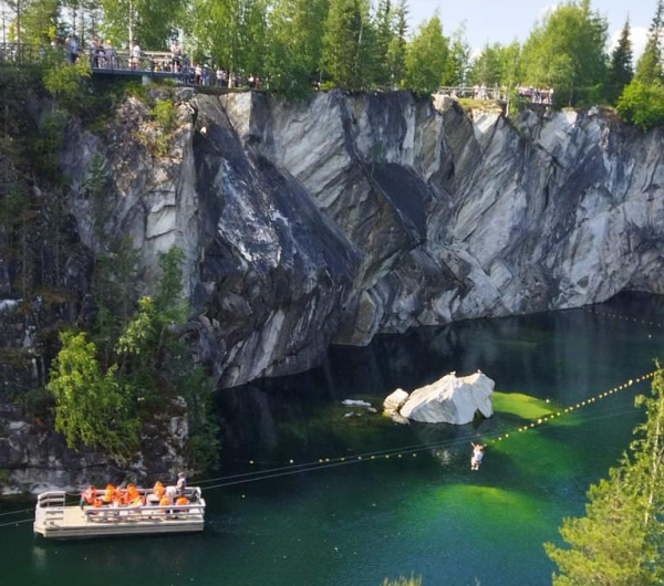 Горный парк Рускеала и водопады Ахинкоски